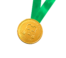 Шоколадные медали на ленте ORIFLAME